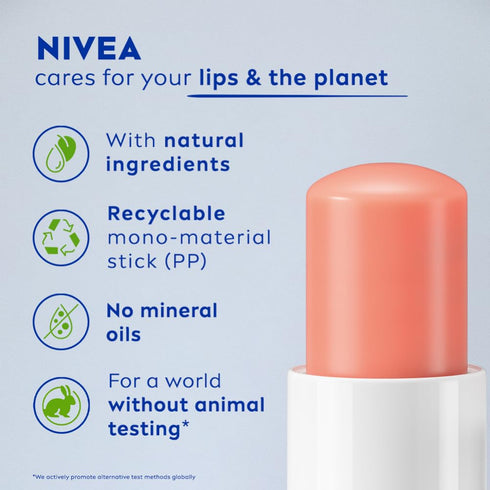 Nivea Lip Balm Peach Shine